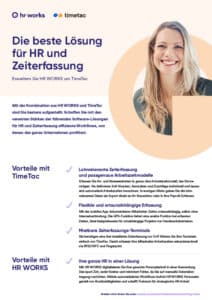 Partnerschaft TimeTac und HR WORKS