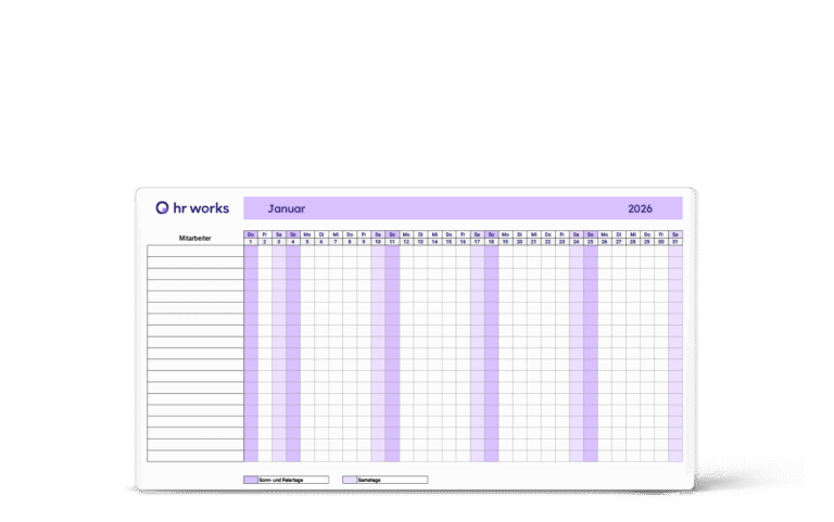 Urlaubsplaner: Kostenlos als Excel & PDF 2026