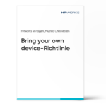 Bring your own Device Richtlinie als Vorlage