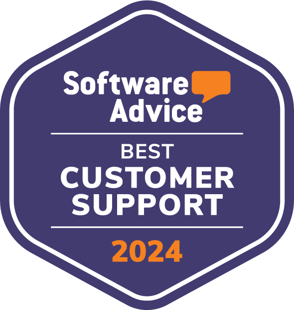 Siegel Best Customer Support 2024 von Software Advice