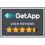 GetApp user review badge